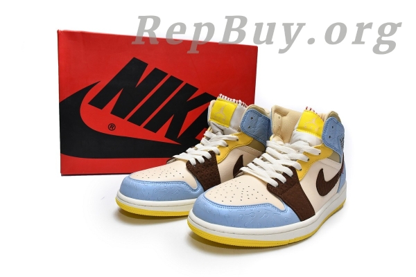 Top Version Air Jordan 1 Mid SE Fearless Maison Chateau Rouge	CU2803-200 - Image 16
