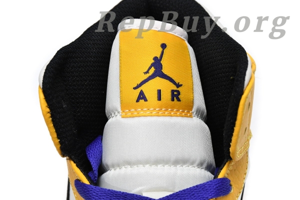 Top Version Air Jordan 1 Mid SE Lakers 852542-700 - 图片 13