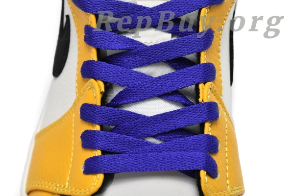 Top Version Air Jordan 1 Mid SE Lakers 852542-700 - 图片 14