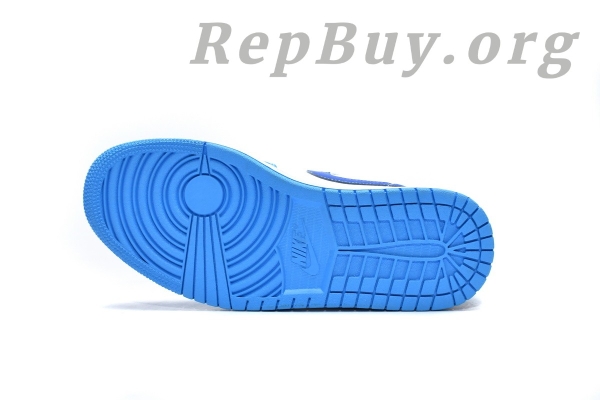 Top Version Air Jordan 1 Mid SE Sprite Blue (GS) DA8010-400 - 图片 4