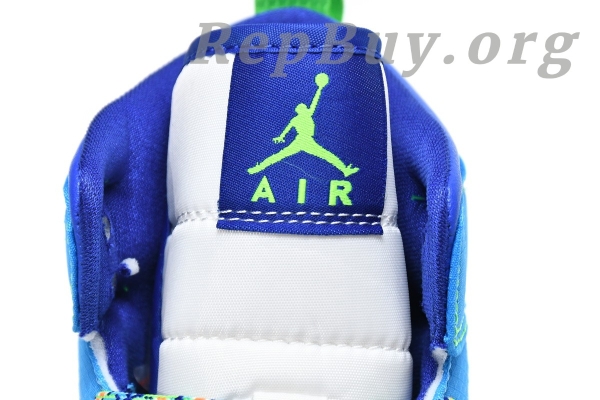 Top Version Air Jordan 1 Mid SE Sprite Blue (GS) DA8010-400 - 图片 12