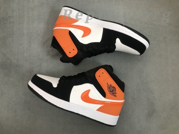 Top Version Air Jordan 1 Mid Shattered Backboard  554724-058 - 图片 4