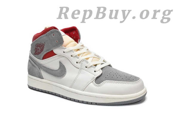 Top Version Air Jordan 1 Mid Sneakersnstuff 20th Anniversary CT3443-100 - 图片 3
