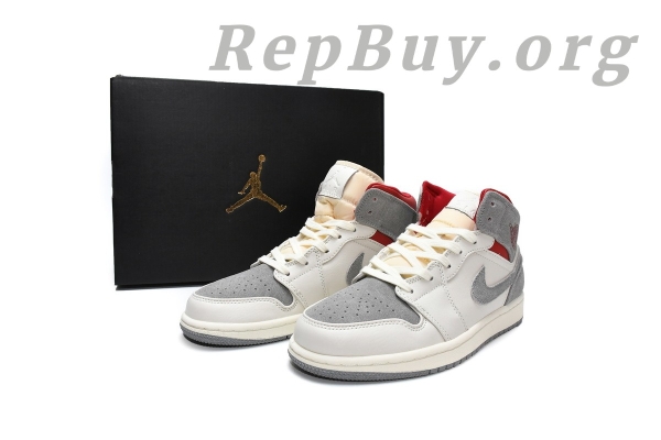 Top Version Air Jordan 1 Mid Sneakersnstuff 20th Anniversary CT3443-100 - 图片 17