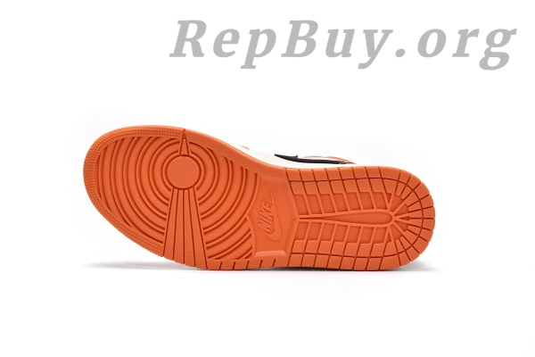 Top Version Air Jordan 1 Mid Team Orange Black 852542-800 - Image 4