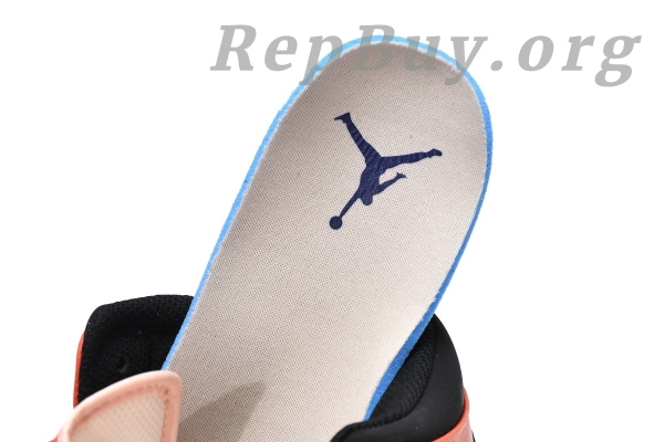 Top Version Air Jordan 1 Mid Team Orange Black 852542-800 - Image 6