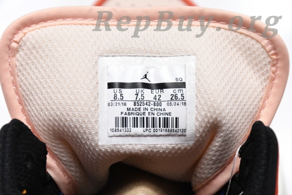 Top Version Air Jordan 1 Mid Team Orange Black 852542-800 - Image 7