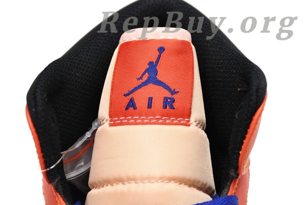 Top Version Air Jordan 1 Mid Team Orange Black 852542-800 - Image 13
