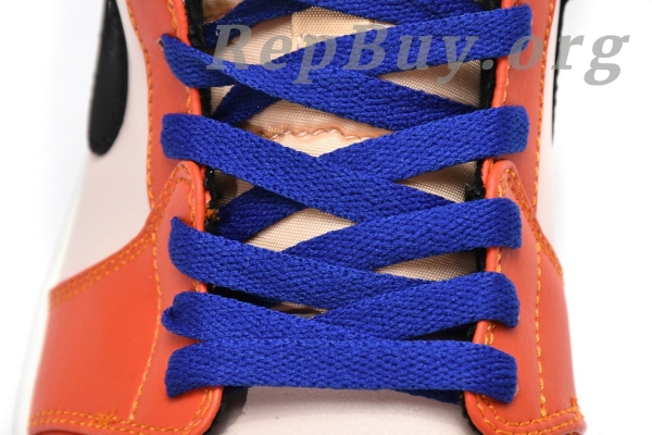 Top Version Air Jordan 1 Mid Team Orange Black 852542-800 - Image 14