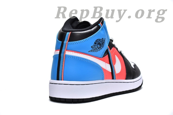 Top Version Air Jordan 1 Mid Tri Color Ribbons (GS) CV4891-001 - Image 10