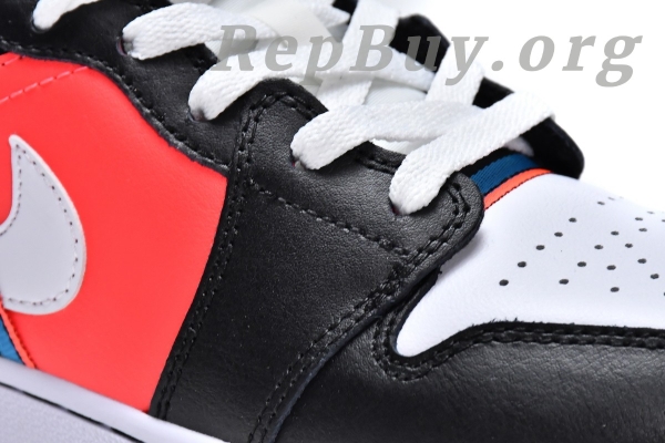 Top Version Air Jordan 1 Mid Tri Color Ribbons (GS) CV4891-001 - Image 13