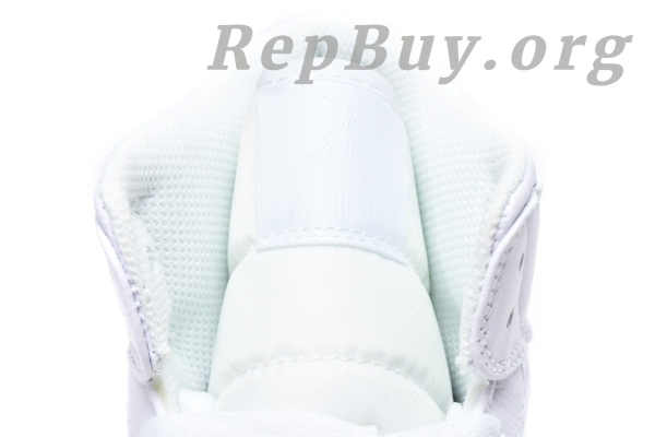 Top Version Air Jordan 1 Mid Triple White (2019) 554724-129 - Image 14