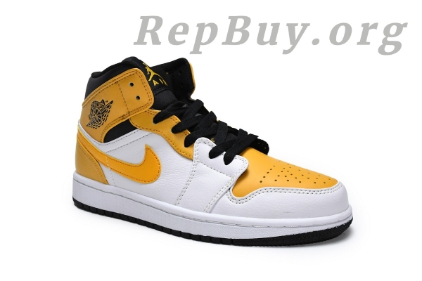 Top Version Air Jordan 1 Mid University Gold 554724-170 - 图片 4