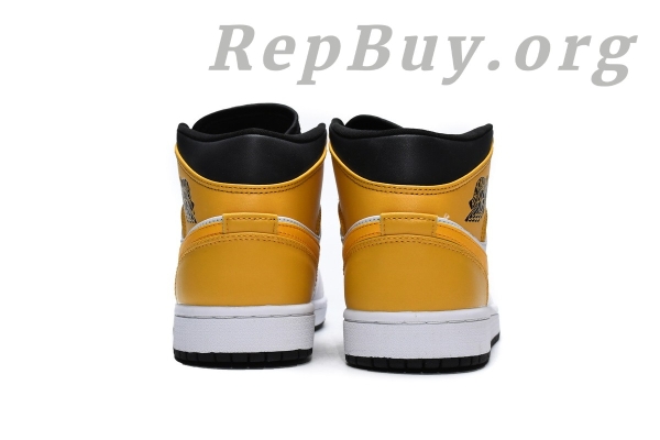 Top Version Air Jordan 1 Mid University Gold 554724-170 - 图片 6