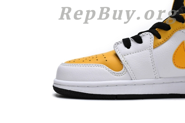 Top Version Air Jordan 1 Mid University Gold 554724-170 - 图片 9