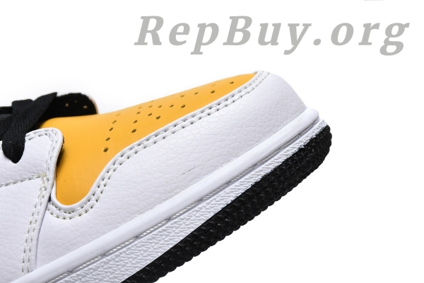 Top Version Air Jordan 1 Mid University Gold 554724-170 - 图片 12