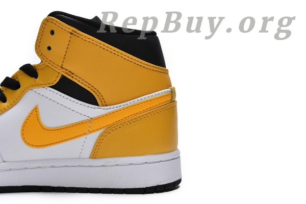 Top Version Air Jordan 1 Mid University Gold 554724-170 - 图片 10