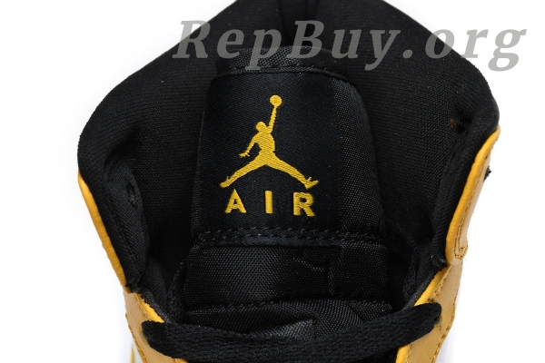 Top Version Air Jordan 1 Mid University Gold 554724-170 - 图片 13