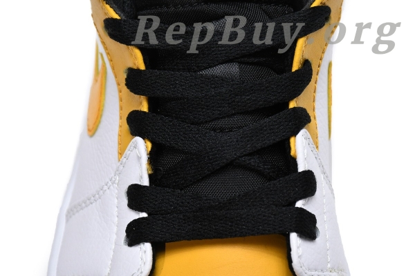 Top Version Air Jordan 1 Mid University Gold 554724-170 - 图片 14