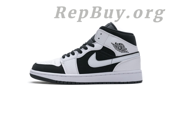 [Sale] Jordan 1 Mid White Black 554724-113 - 图片 2