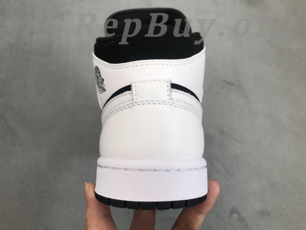 [Sale] Jordan 1 Mid White Black 554724-113 - 图片 7