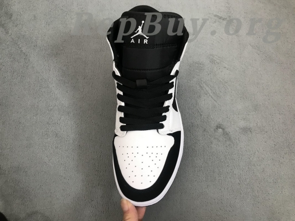 [Sale] Jordan 1 Mid White Black 554724-113 - 图片 6