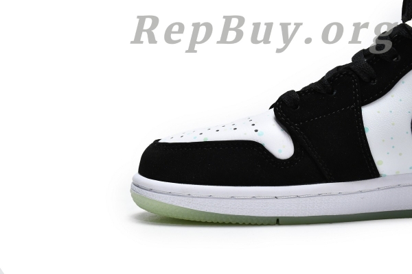 Top Version Air Jordan 1 Mid White Black Teal Tint (GS) BQ6931-103 - Image 7