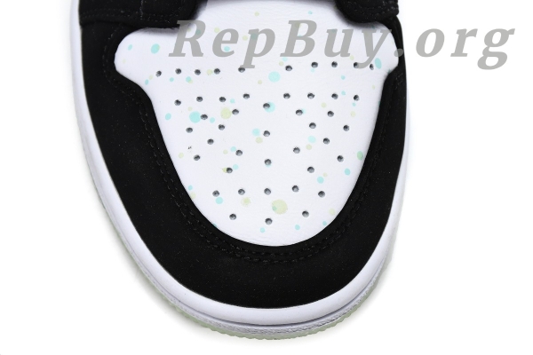 Top Version Air Jordan 1 Mid White Black Teal Tint (GS) BQ6931-103 - Image 14