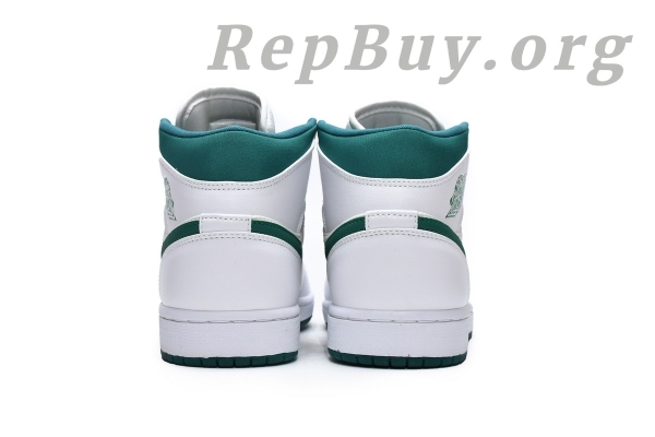 Top Version Air Jordan 1 Mid White Mystic Green CD6759-103 - Image 5