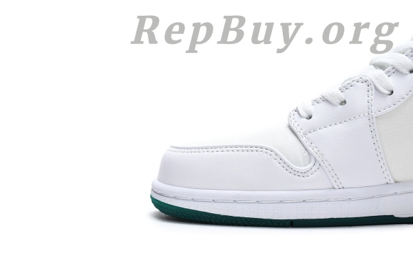 Top Version Air Jordan 1 Mid White Mystic Green CD6759-103 - Image 9