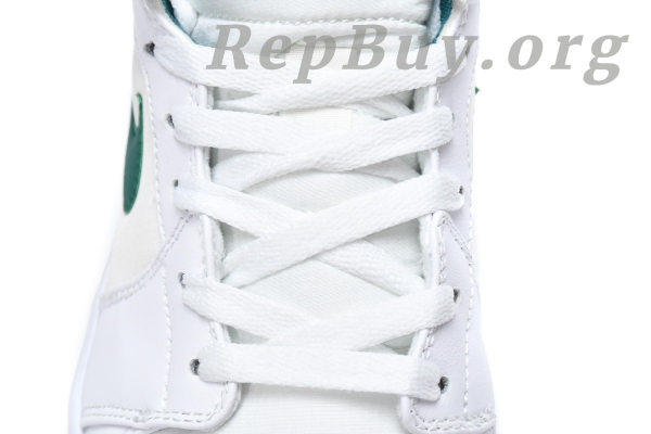 Top Version Air Jordan 1 Mid White Mystic Green CD6759-103 - Image 15