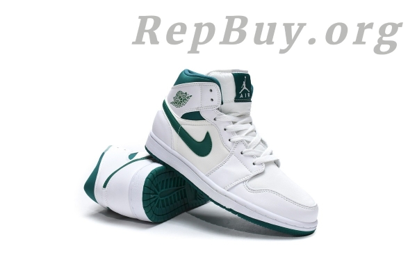 Top Version Air Jordan 1 Mid White Mystic Green CD6759-103 - Image 19