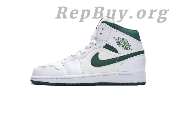 Top Version Air Jordan 1 Mid White Mystic Green CD6759-103