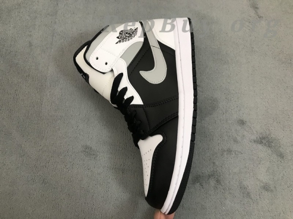Top Version Air Jordan 1 Mid White Shadow 554724-073 - 图片 4