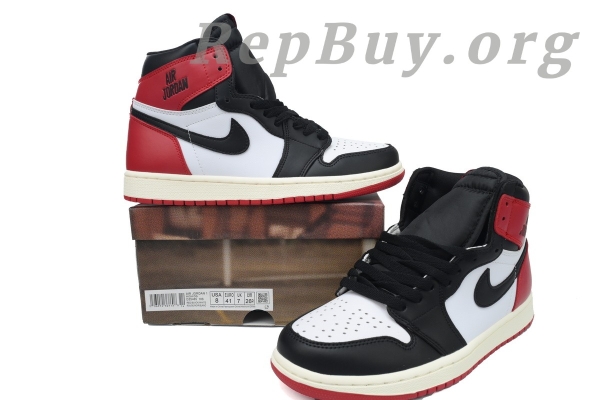 Top Version Air Jordan 1 Retro High OG Black Toe Reimagined DZ5485-106 - Image 12