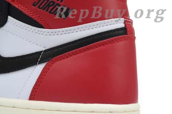 Top Version Air Jordan 1 Retro High OG Black Toe Reimagined DZ5485-106 - Image 9