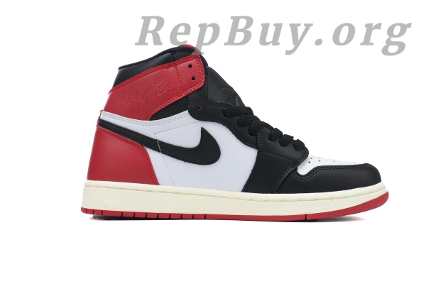 Top Version Air Jordan 1 Retro High OG Black Toe Reimagined DZ5485-106 - Image 2