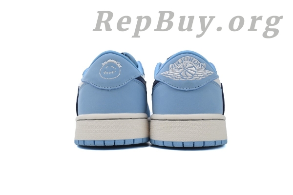 Top Version Air Jordan 1 Retro Low Golf Travis Scott Blue DM7688-400 - Image 3