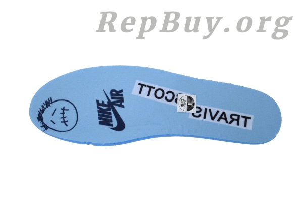 Top Version Air Jordan 1 Retro Low Golf Travis Scott Blue DM7688-400 - Image 7