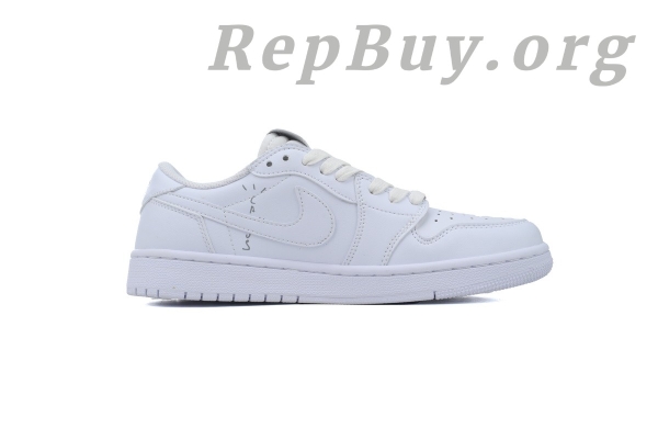 Top Version Air Jordan 1 Retro Low OG SP Travis Scott Michael Rubin White Party TD1228-111 - Image 2