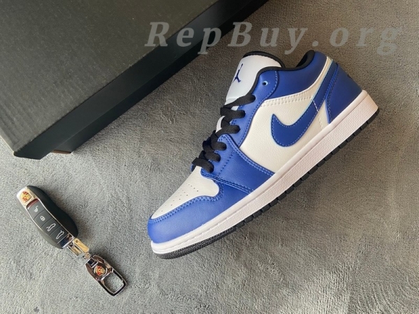 Top Version Air Jordan 1 Low Game Royal (GS) 553560-124 - 图片 12