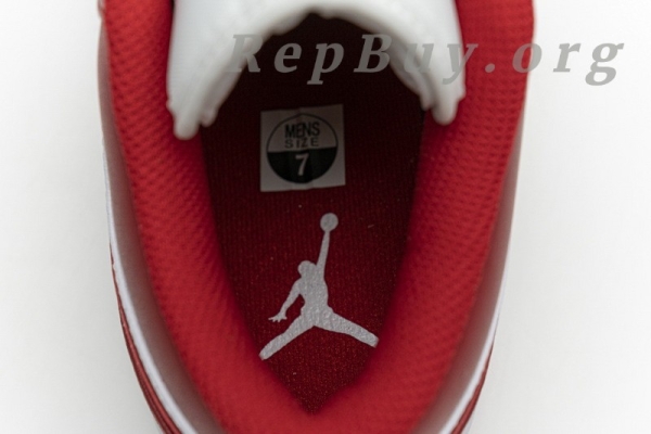 Top Version Air Jordan 1 Low Gym Red White 553558-611 - Image 18