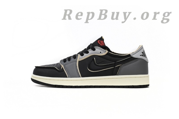 Top Version Jordan 1 Low OG EX Black Smoke Grey DV0982-006 - Image 2