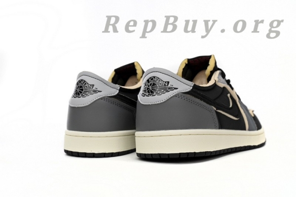 Top Version Jordan 1 Low OG EX Black Smoke Grey DV0982-006 - Image 4