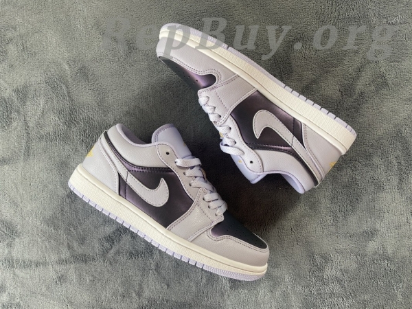 Top Version Air Jordan 1 Low Oxygen Purple (GS) 554723-505 - 图片 7