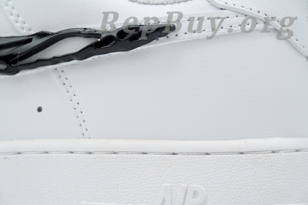 Top Version Nike Air Force 1 '07 LX, Molten Metal Swoosh Pack Black, High Quality Replica Nike Shoes, Best Replica Air Force 1, IF1686-101, Perfect Copy Nike Sneakers, 1:1 Replica AF1, Premium Fake Nike Shoes