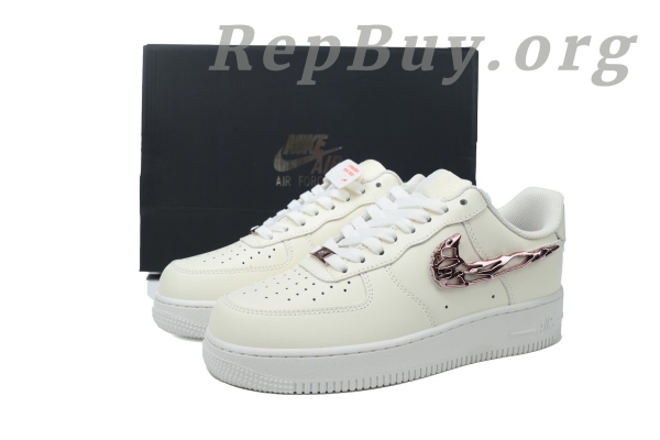 Top Version Nike Air Force 1 '07 LX, High Quality Replica Nike Shoes, Molten Metal Swoosh Pack Pink, Best AF1 Replica, IF1686-161, Premium Copy Sneakers, 1:1 Replica Nike Air Force 1