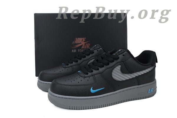 Top Version Nike Air Force 1 'Carbon Fiber Weave' DR0155-002 - Image 11