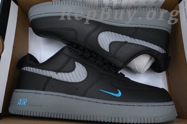 Top Version Nike Air Force 1 'Carbon Fiber Weave' DR0155-002 - Image 12