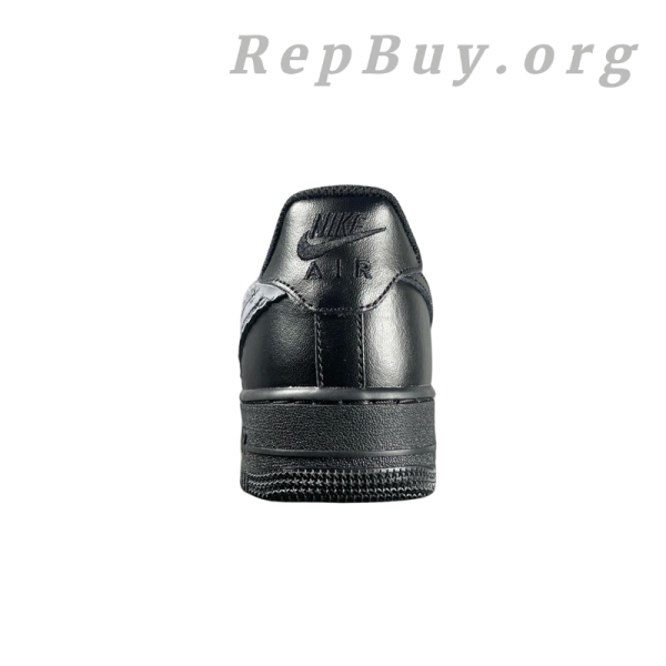 Top Version Nike Air Force 1 Low '07 Black CW2288-001, best replica Nike Air Force 1, high quality rep sneakers, 1:1 copy AF1 shoes, perfect clone Nike shoes, premium replica black AF1